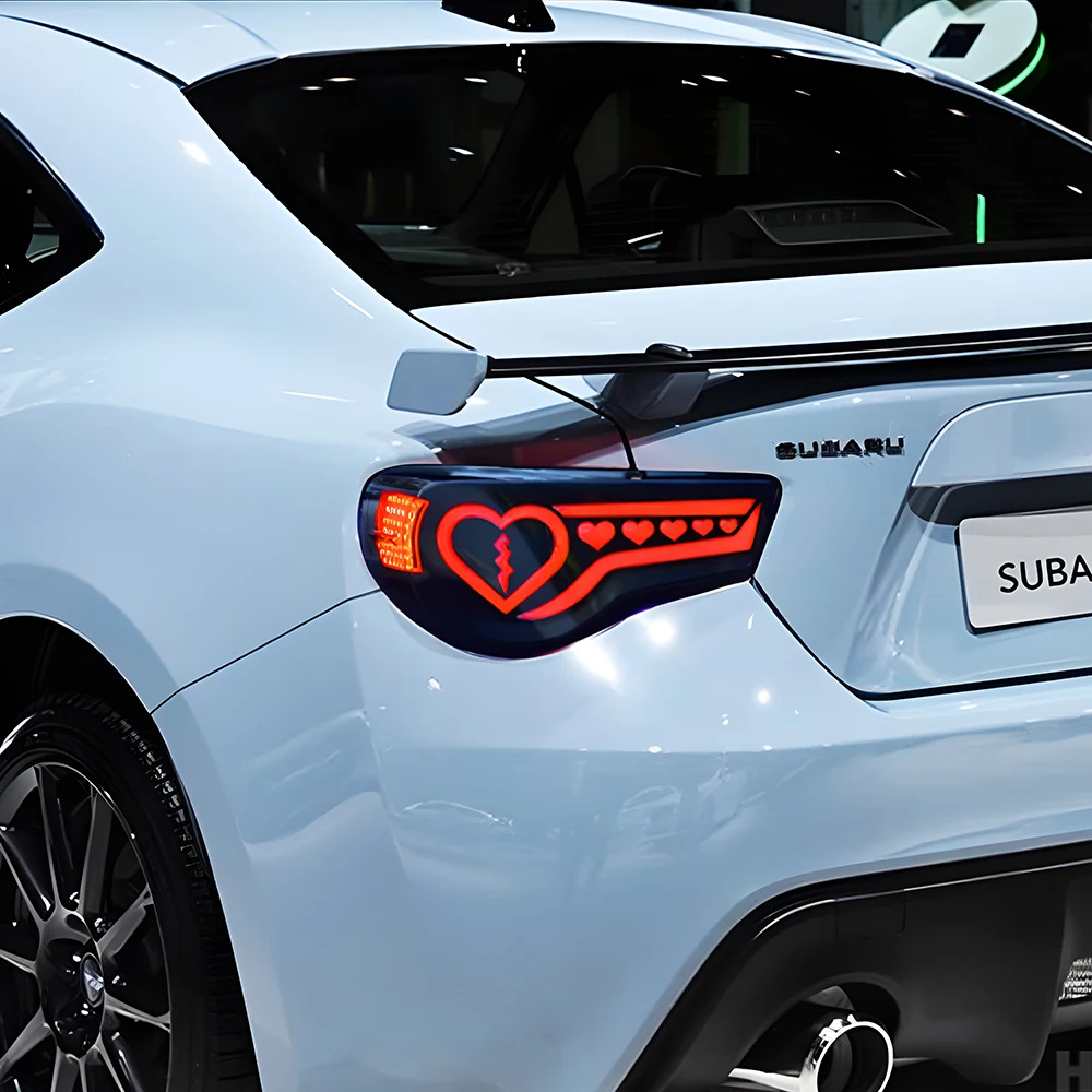 For Toyota 86 / Subaru BRZ 2012-2021 Car Tail Light Assembly Upgrade, Heart-Shaped Start Effect Signal Light Tool Accessories