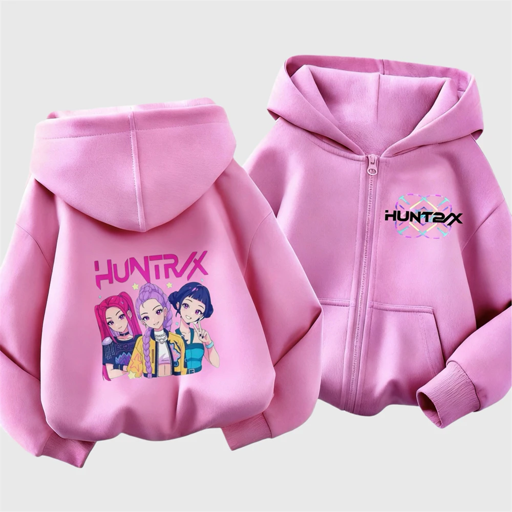 1-7Age الفتيات معاطف الموضة فضفاضة ملابس رياضية غير رسمية فيلم الكرتون أغطية رأس مطبوعة الأطفال الخريف مقنعين القمم ملابس خارجية #3