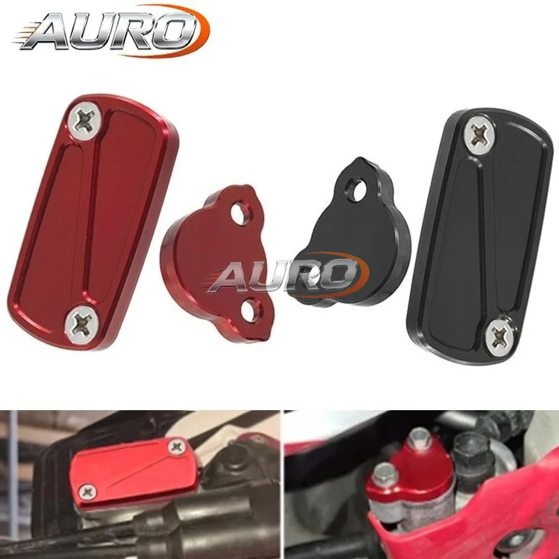 

For HONDA CR CRF 125R 150R 250R 250X 450R 450X 250RX 450RX 250F 450L R Motorcycle CNC Front Rear Brake Fluid Reservoir Cap Cover
