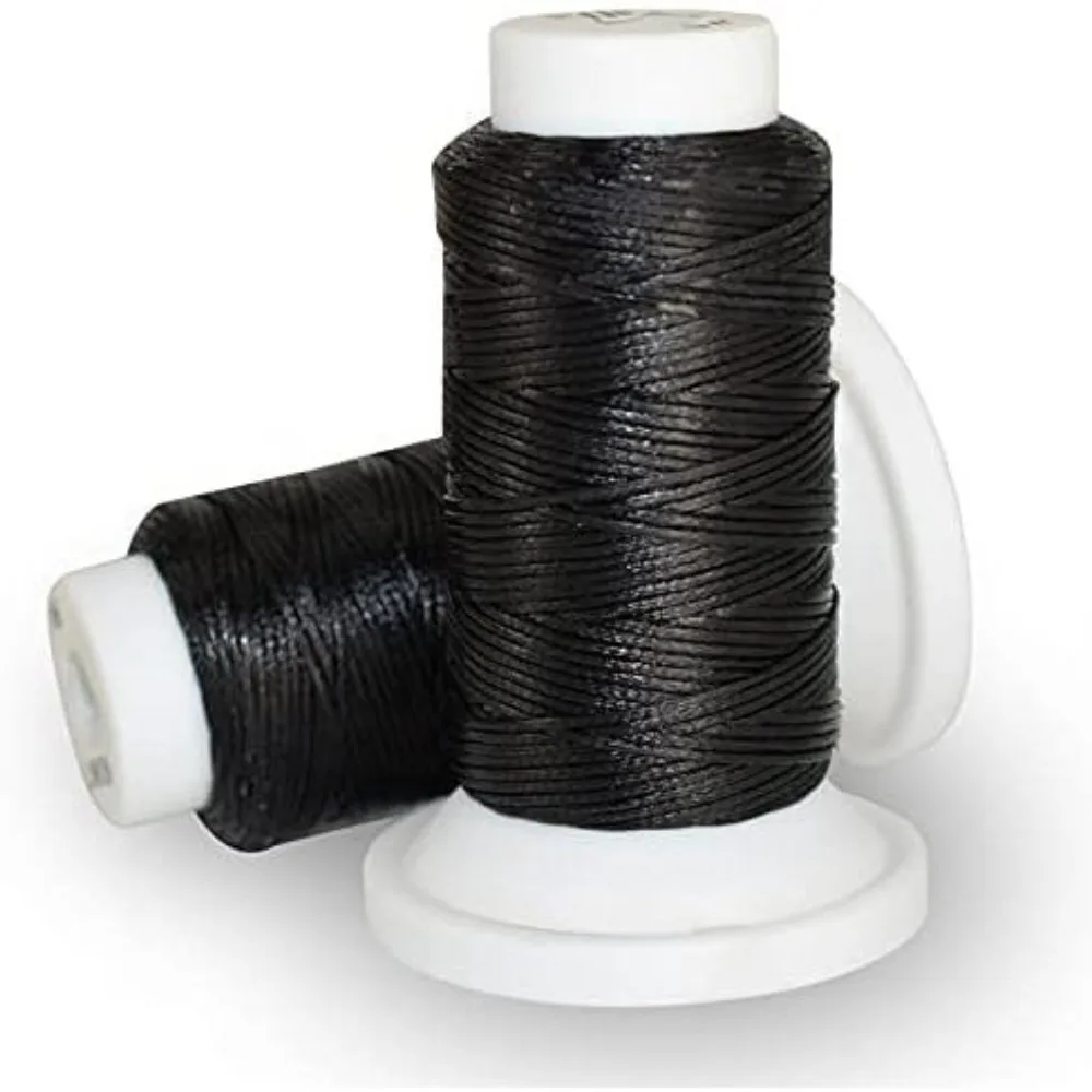 54.68 Yards Flat Waxed Polyester Cord Knotting Braiding Cord Beading String Threads Round Cord Ropes Crafting Cord Wire