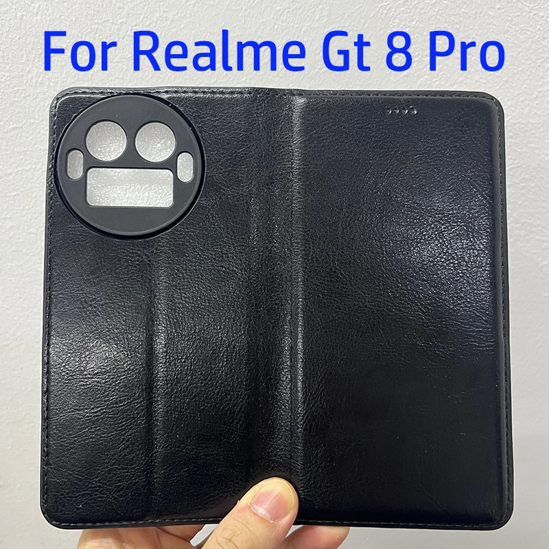 Magnetic Genuine Leather Skin Flip Wallet Phone Case Cover On For