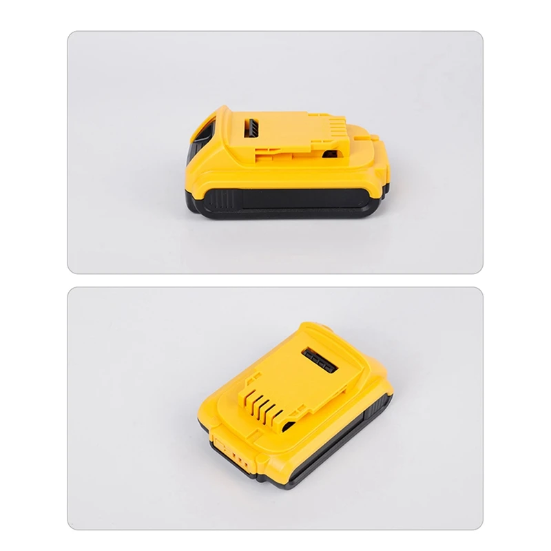 3X Battery Plastic Case+18650 Lithium Battery Protective Board For Dewalt 5-Cell Battery Tool Battery Case Kit