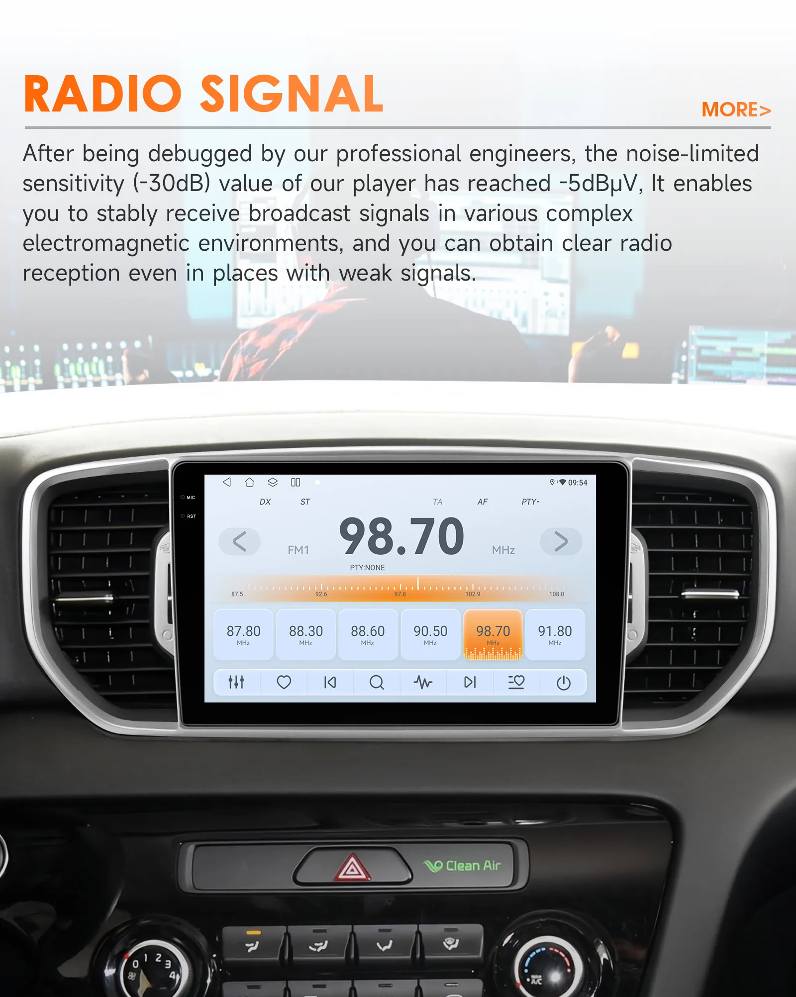 Hizpo 9-Zoll-Auto-Bildschirm für KIA Sportage 4 KX5 2016 2017 2018 Android Auto Navigation GPS Wireless Carplay Wifi Stereo Bluetooth – Detail 22