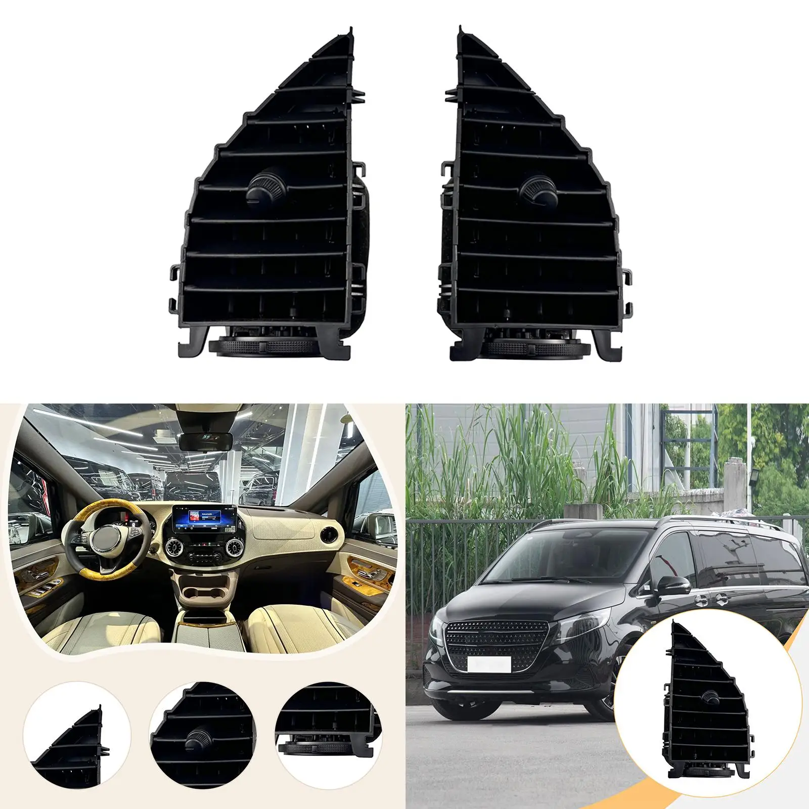 

Air Conditioning Vent Grille Automotive Accessories Professional Auto Components Replacement Easy to Install Panel