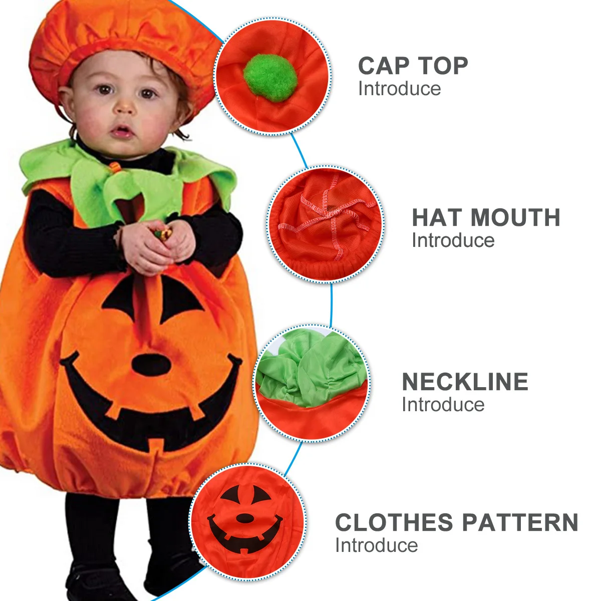 

Pumpkin Suit Outfits Clothes for Cosplay Costume Masquerade Halloween Dress Prom