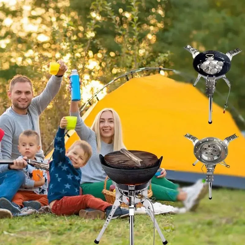 Imagem -02 - Queimador a Gás Propano Fogão a Gás de Acampamento Queimador Pátio ao ar Livre do Jardim Churrasqueira Brs69 Brs-69a 4360w 8400w