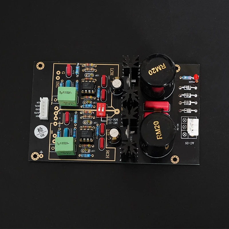 Vinyl Player NE5532 MM MC Phono Amplifier Reference Germany DUAL Circuit DIY Finished Board