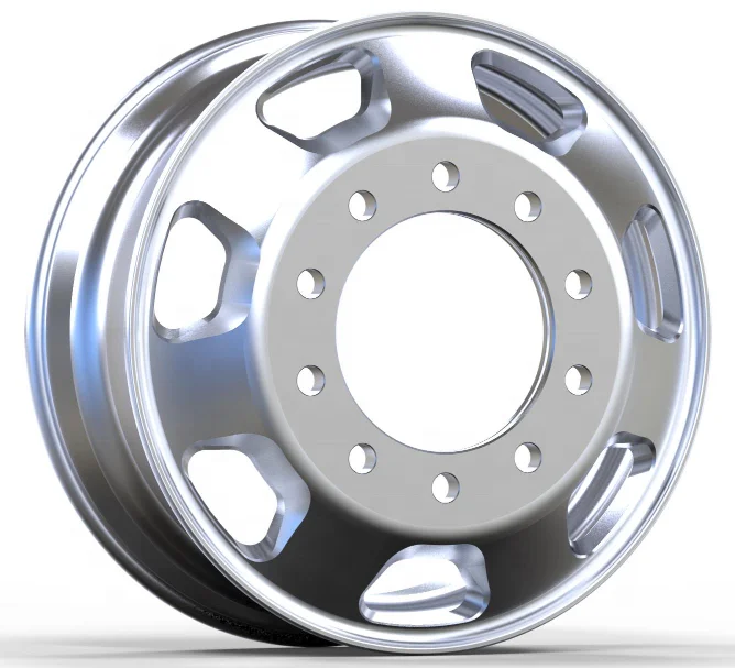 

24.5 22.5 Inch 22.5X8.25 24.5x8.25 Truck Forged Alloy and Aluminum Double Polished Truck Wheel Rim for Truck Tires