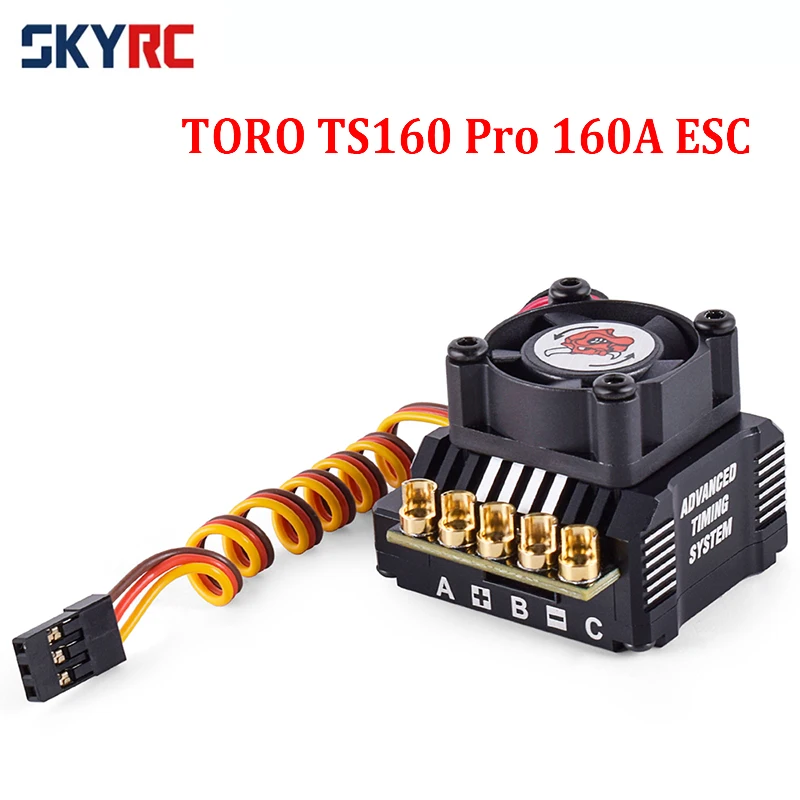 SKYRC TORO TS160 160A borstelloze sensor ESC met 6V / 7,4V BEC voor 1/10 toerwagen buggy-crawlers