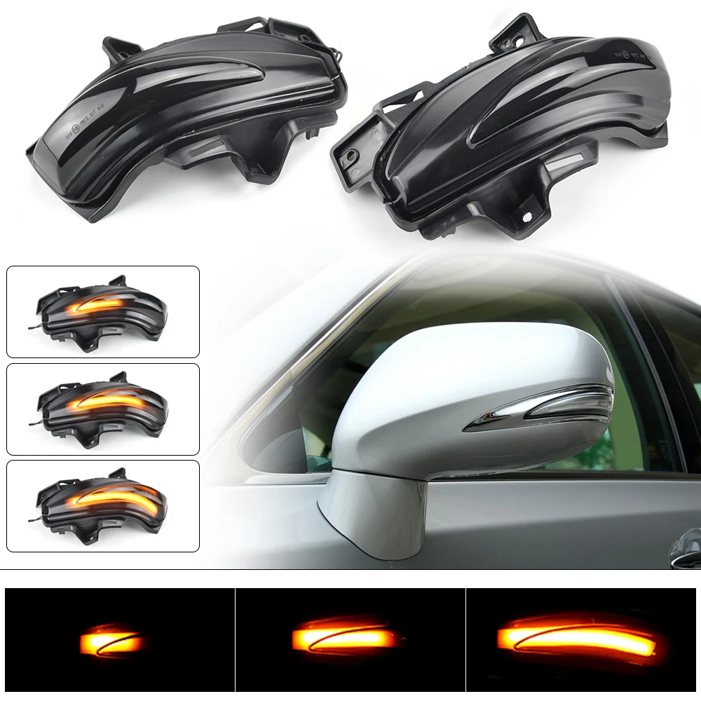 

Dynamic Blinker LED Turn Signal Light For Lexus IS250 250C 2010-2012 Side Mirror Blinker Indicator Lamp
