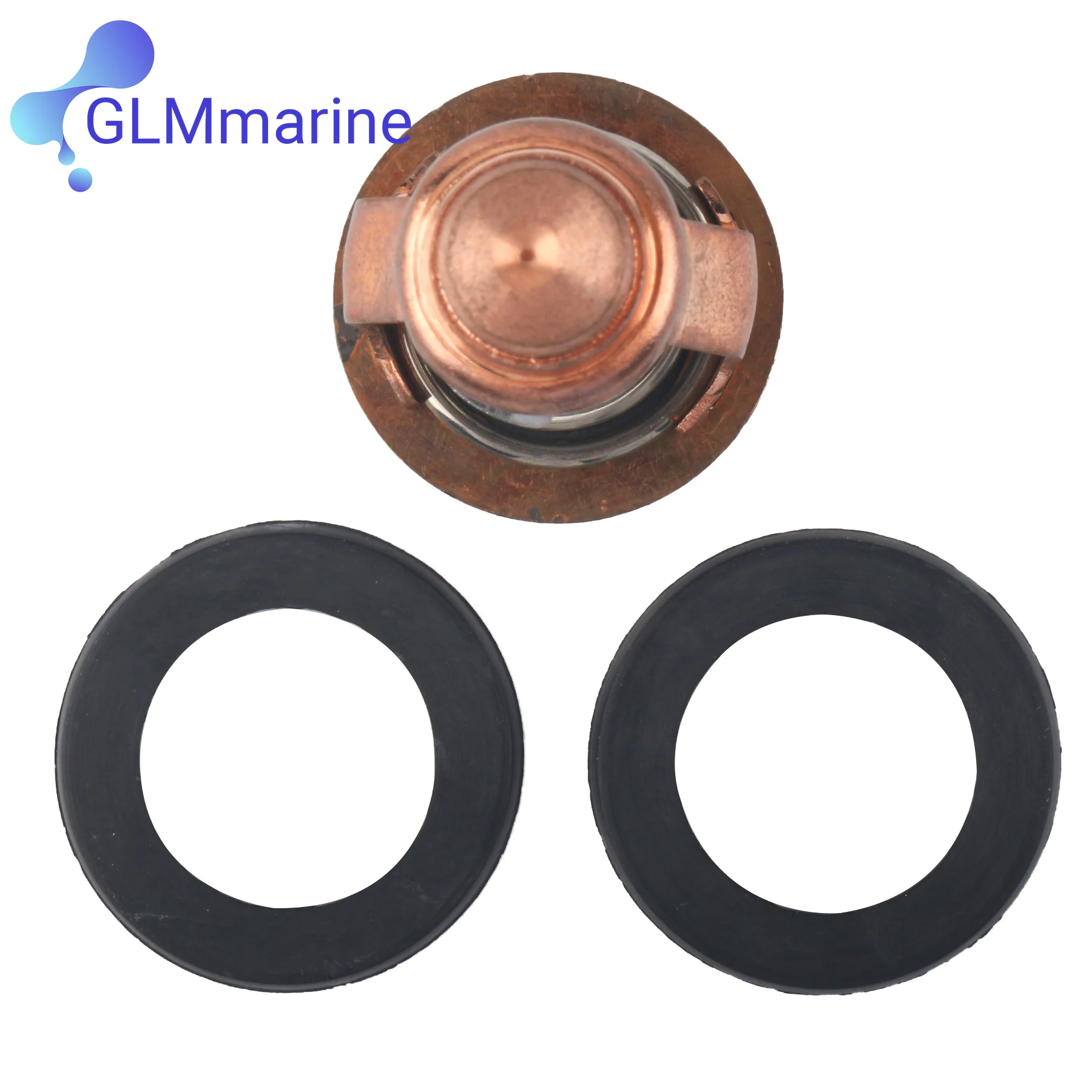 67F-12411-01 Thermostat 140°F 60°C For Yamaha 4 Stroke 75 80 90 95 100 150 200 225 250 HP Outboard Motor 67F-12411 6CB-12411 view 2