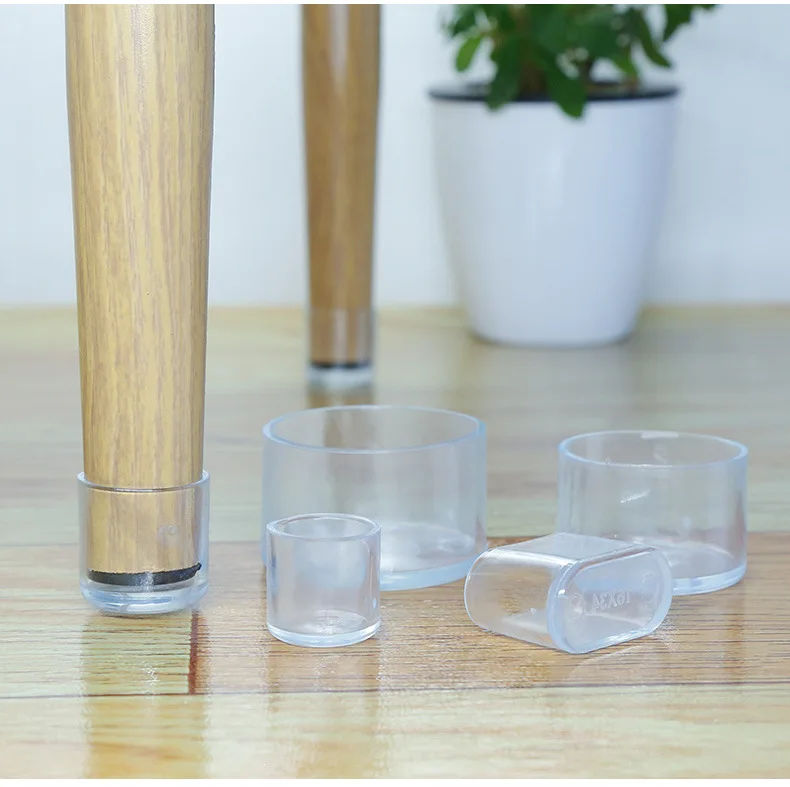 

4 шт., колпачки для ножек стула, защитные накладки для ног из ПВХ, мебельные чехлы для столов, чехлы для носков, нескользящие выравнивающие ножки для мебели, домашний декор