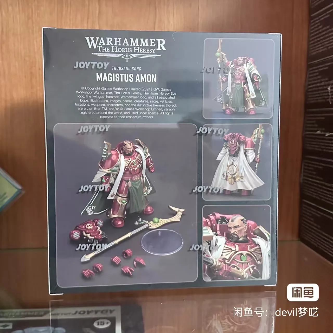 

100% подлинная серия JOYTOY Dark Source Warhammer Thousand Sons Six-Player Group 1:18 может использоваться в качестве фигурки солдата