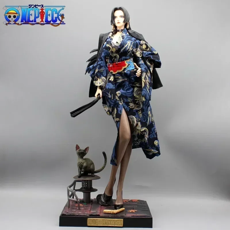 

One Piece Kimono Empress Ction Figure Model 46cm Anime Character Statue Pvc Collection Model Handmade Model Gifts To Friends Toy