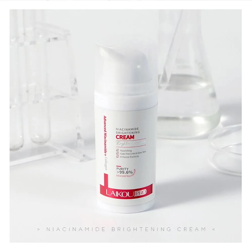 LAIKOU PRO Niacinamide Face Cream 30g, Brightening Moisturizing Facial Moisturizer, Pore Minimizing Anti Aging Skin Care