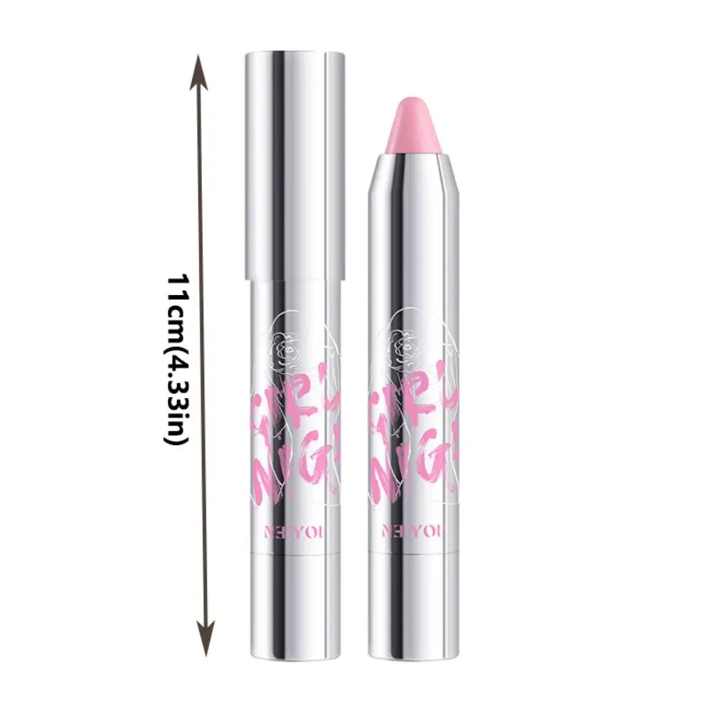 عصا أحمر خدود ملونة جديدة تدوم طويلاً، عصا ظلال عيون طبيعية متعددة الوظائف مقاومة للماء، أحمر خدود للوجه للفتيات #6