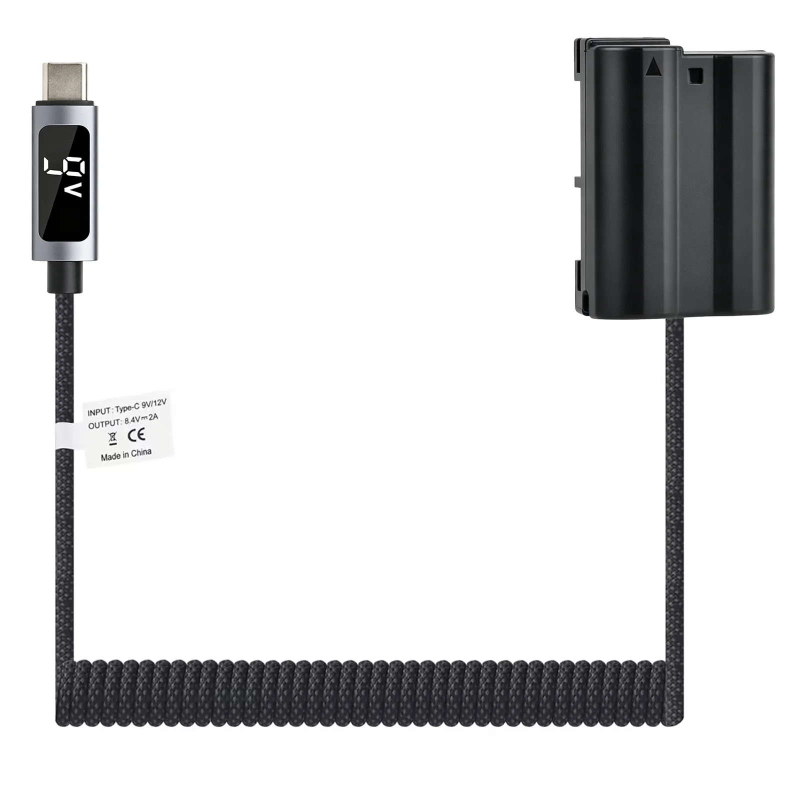Batmax EN-EL15 Dummy Battery PD 9V USB-C Power Supply for Nikon Z & D Series