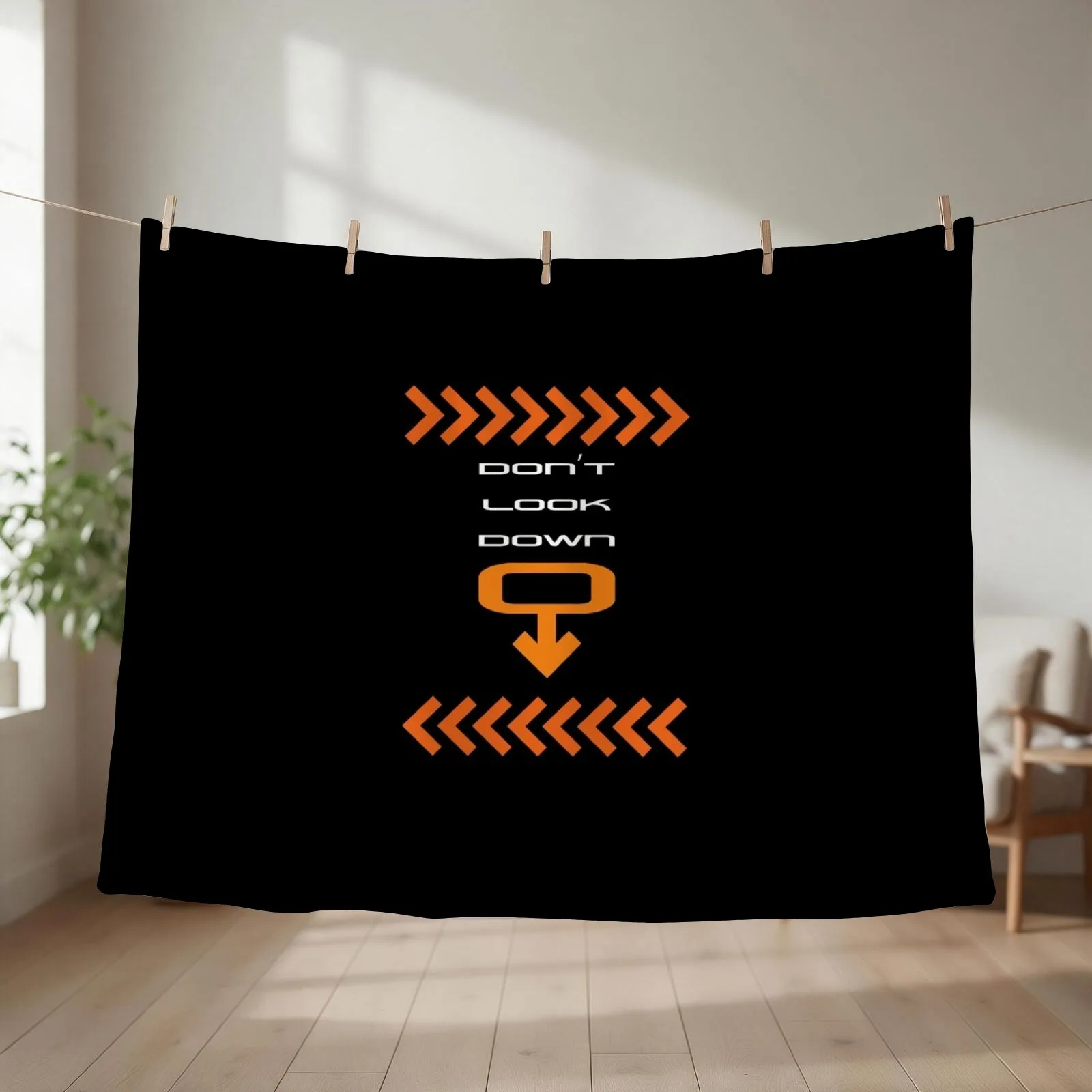 Oblivion Alton Towers Don't Look Down Throw Blanket Stuffeds Thermal Large Soft Plush Plaid Blankets