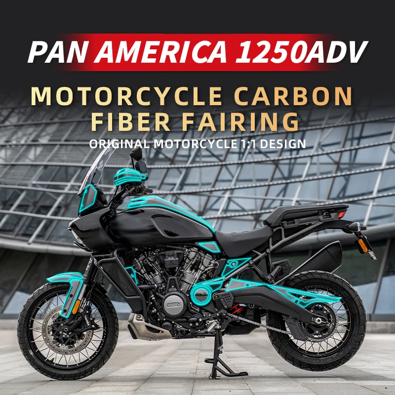 

For HARLEY PAN AMERICA 1250ADV Carbon Fiber Stickers Fairing Kits Of Motorcycle Plastic Accessories