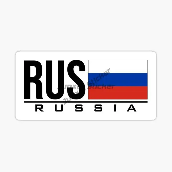 KEN Kenya JPN Japan JAM Jamaica AUS New Zealand RUS Russian Flag and Code Abbreviation Car Stickers Vinyl Self Adhesive Decals