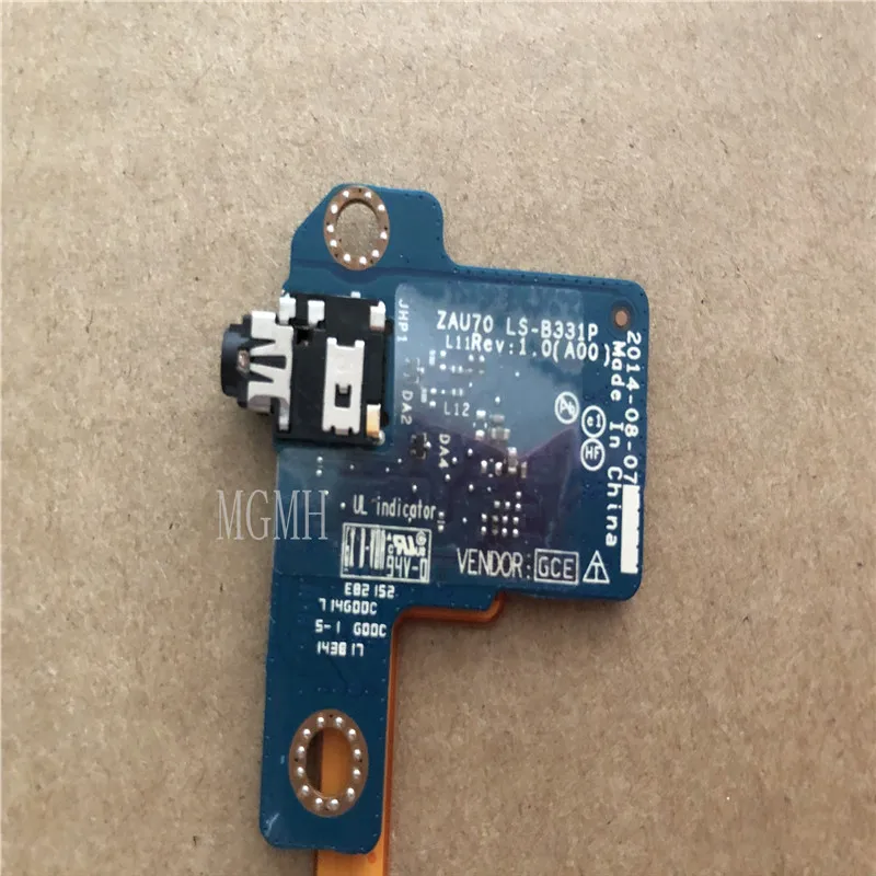 LS-B331P Asli untuk DELL 13 2-IN-1 7351 Headset AUDIO Port BOARD ZAU70 B331P 100% Uji Ok