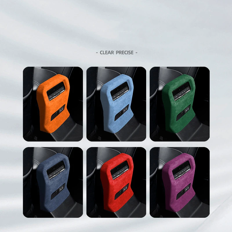 

For Toyota Land Cruiser 250 2024 Prado LC250 Suede Rear Air Outlet Cover Anti-Kick Decorative Modification Top for Vehicle