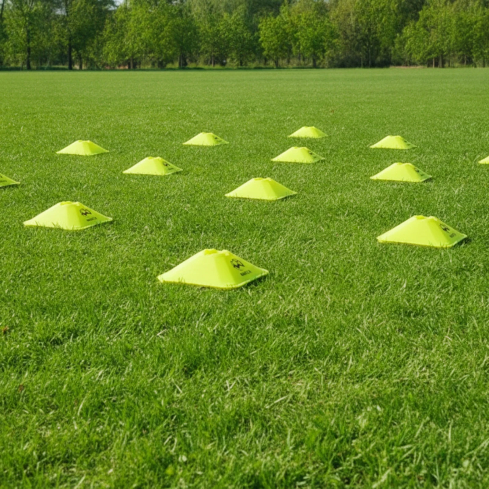 Court Marker Cone - 10 Peças de Discos Marcadores Planos