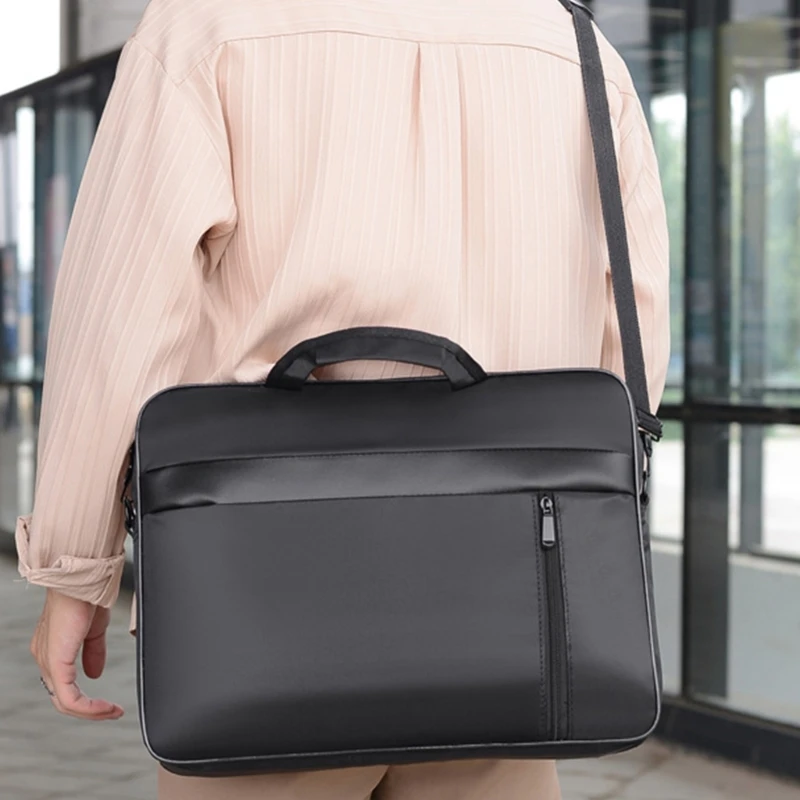 15,6-Zoll-Laptoptasche, Umhängetasche, Handtasche für Business und Büro