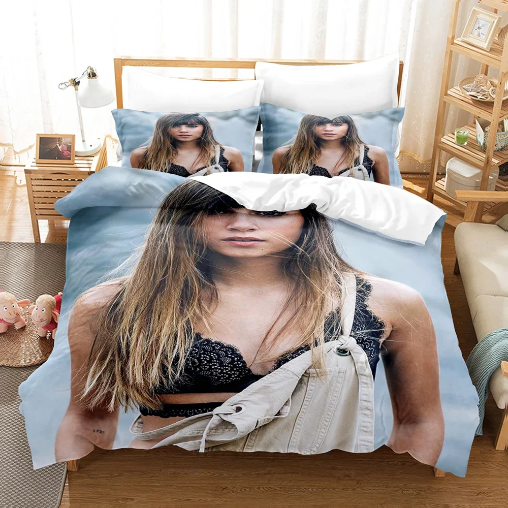 Spanish Singer A-Aitana Bedding Set Cover Singer Duvet Cover 3Pcs Double Twin Full Queen King Adult Kids Bedclothes Quilt