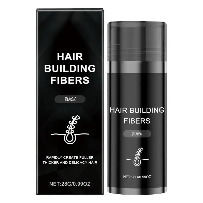 Hair Fibers Leave-In Fiber Powder For Volumizing & Oil Control Root Cover Up Hairline Shadow Powder Fill In Fine Thinning Hair