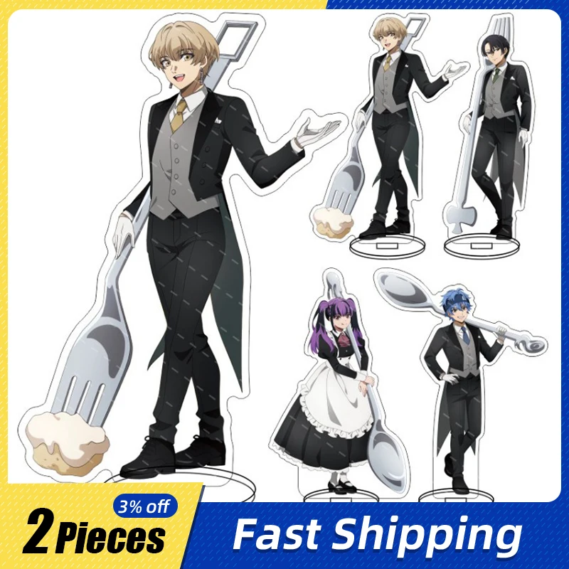 

16cm/6.3in Dead Account Standing Plates Acrylic Card Anime Peripherals Table Top Display Collectible Creativity Valentines Gifts