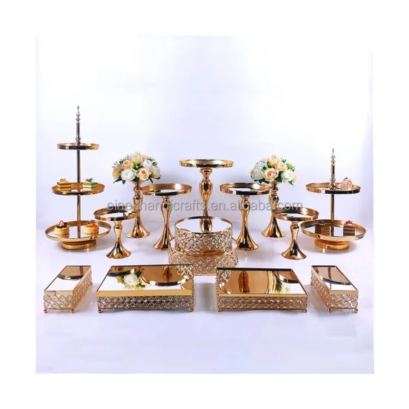 

Luxury Round Cake Stand Dessert Stand Plate & Dish for Wedding Cup Cake