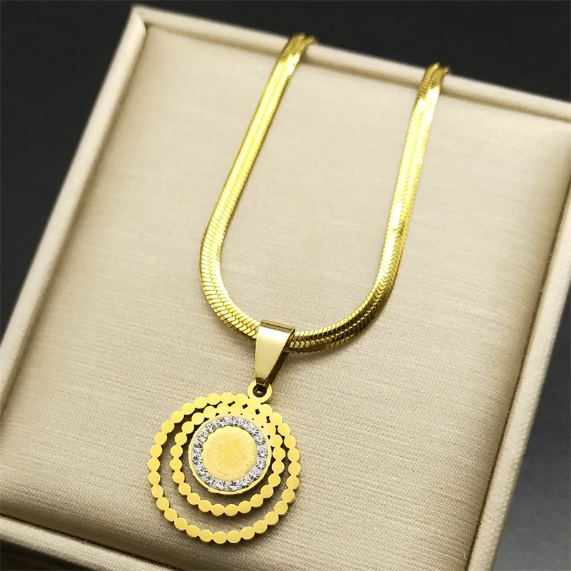 

Fashion Virgin Mary Pendant Necklace for Women Men Stainless Steel Gold Color Charm Female Religious Jewelry Party Gift ZZZ471