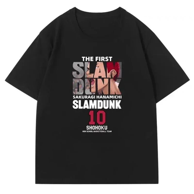 Anime Slam Dunk T-Shirt For Men 2023 Japanese Style Manga Women Short Sleeve Tees Tops Basket Ball Team Oversized T Shirts 8XL