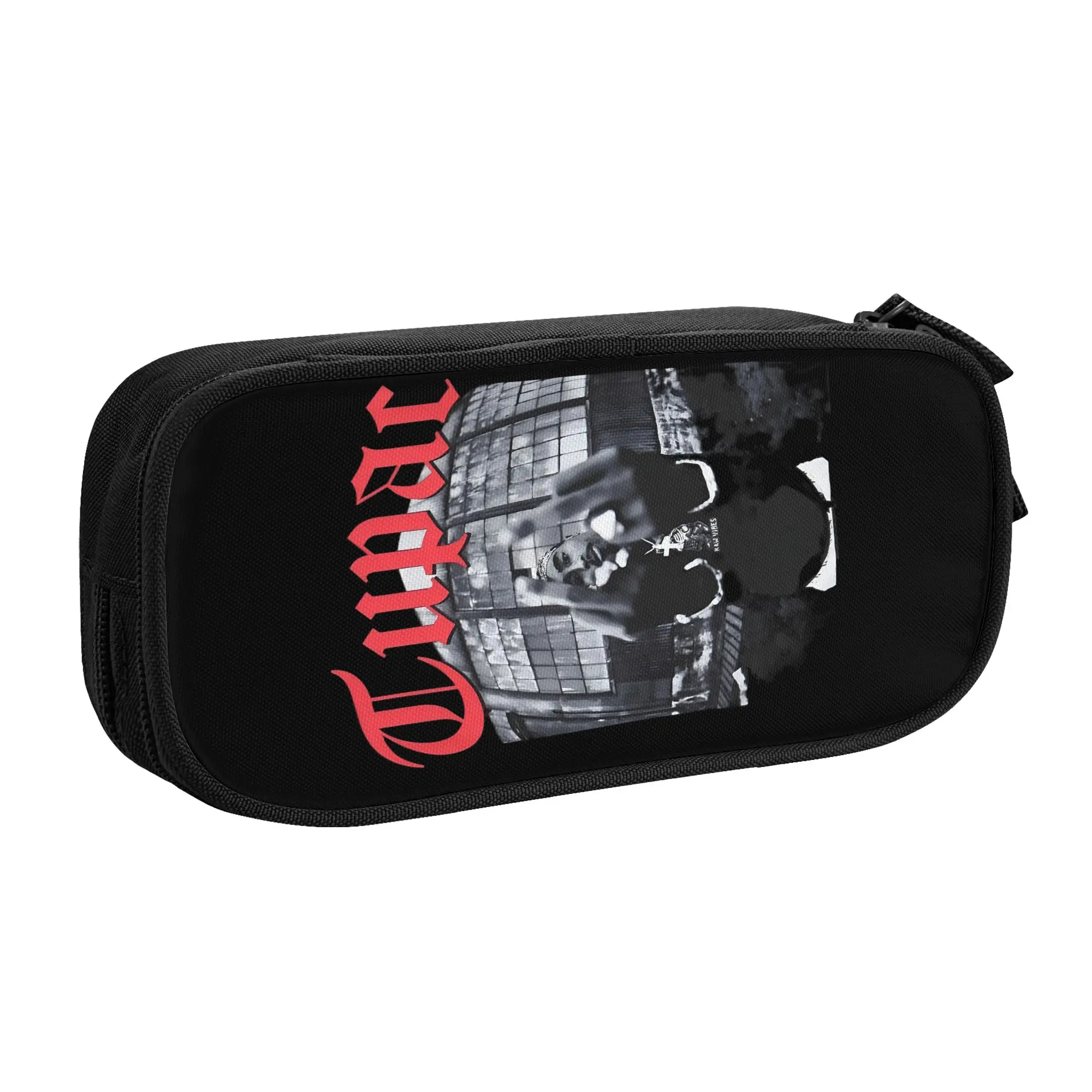 Rapper Tupac Shakur 2Pac Makaveli  Kawaii Pencil Cases Girls Boys Large Capacity  Pencil Pouch Students Stationery