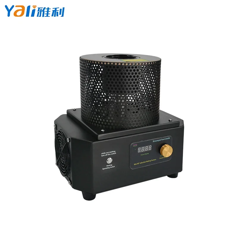 

1KG Gold Melter Gold Induction Smelting Machine 1600 Degree High Temperature Electrical Furnace Industrial Oven