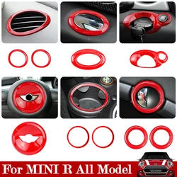 Car ABS Plastic Decorative Cover Interior Modification Sticker For BMW MINI ONE Cooper S R55 R56 R57 R58 R59 R60 R61 COUNTRYMAN