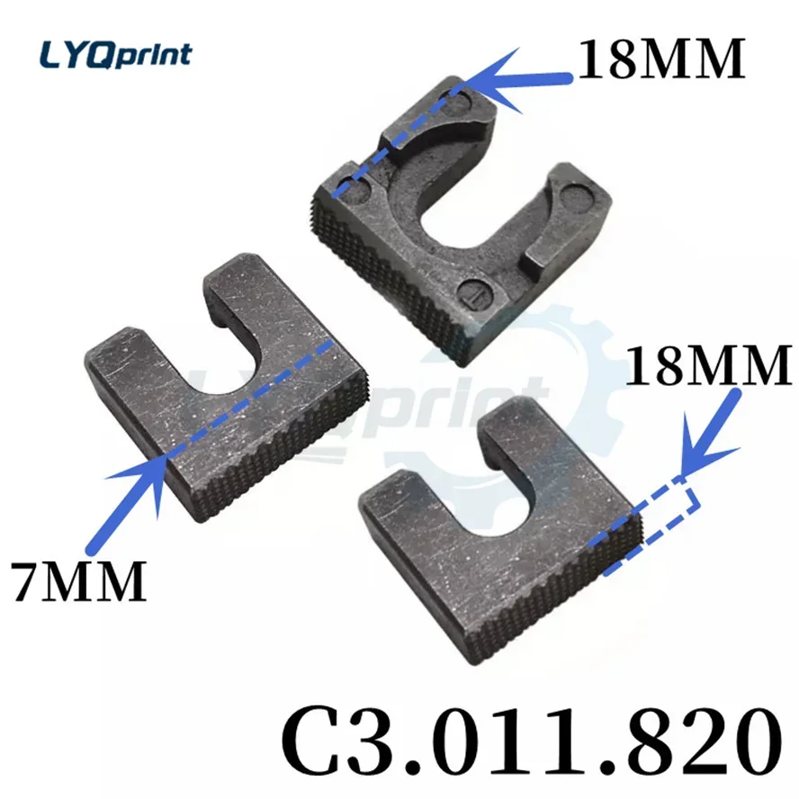 Best Quality CD102 Cut Pad Impression Cylinder Gripper C3.011.820 For Heidelberg