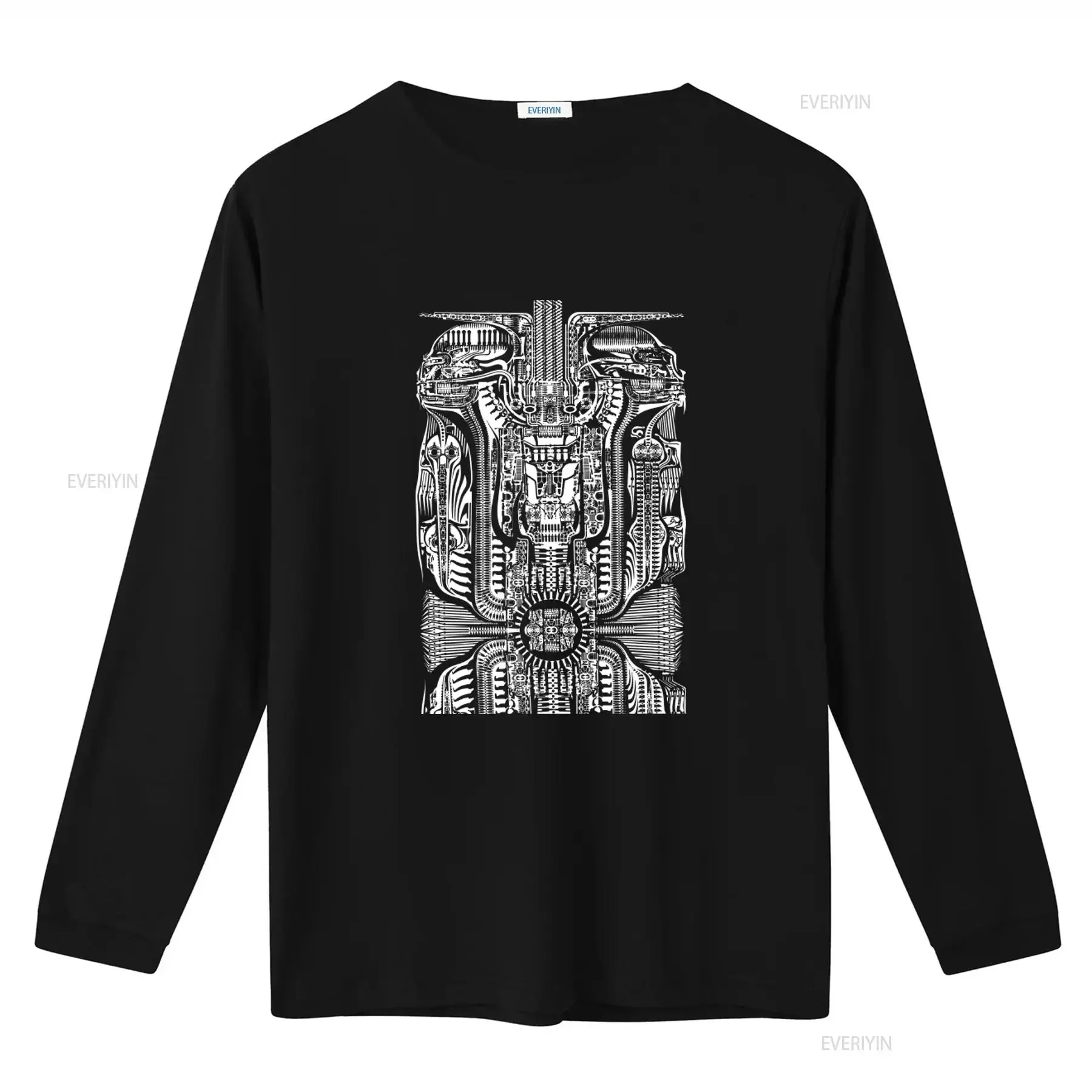 H R Giger Tarot Design T shirt Unique Gothic Sci Fi Art Print for Fashion forward Individuals vintage Washed Stylish streetwear