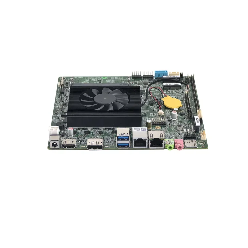 BOLRZO ELSKY Mini -ITX main board QM13U, supports 13th generation I5 1335U DC_IN/ATX power supply, 2 * DDR4 1/2 * LAN, for PC