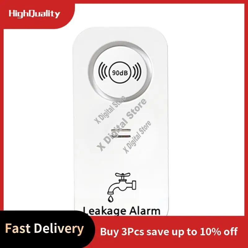 

Tuya WIFI датчик воды детектор утечки воды 90 дБ сигнализация высокого тока вилкакухня ванная комната подвала-ABVK