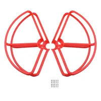 4PCS/Set Original  Mi Drone RC Quadcopter Spare Parts Accessories Propeller Guard Protective Cover Red Free Shipping