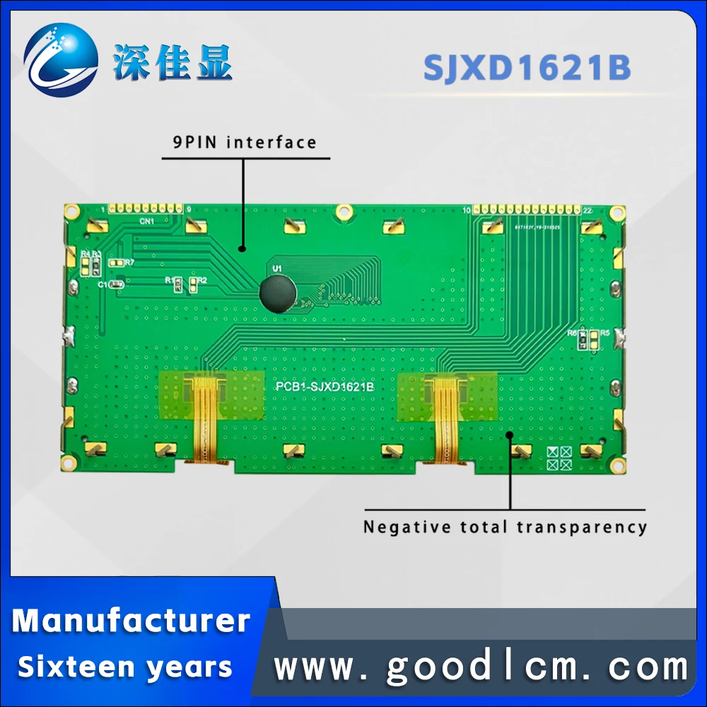 custom segment 1621 LCD Display Cheap price BTN Negative 5v segment displays screen  lcd 7 monochrome segment lcd display