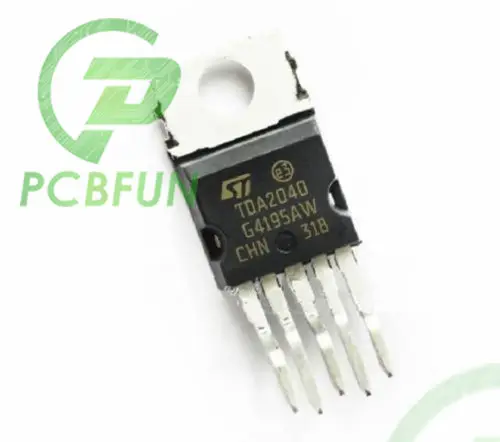 TDA2040 Amplifier daya Audio TO220-5, 5 buah Original baru TDA2040 Direct-plug