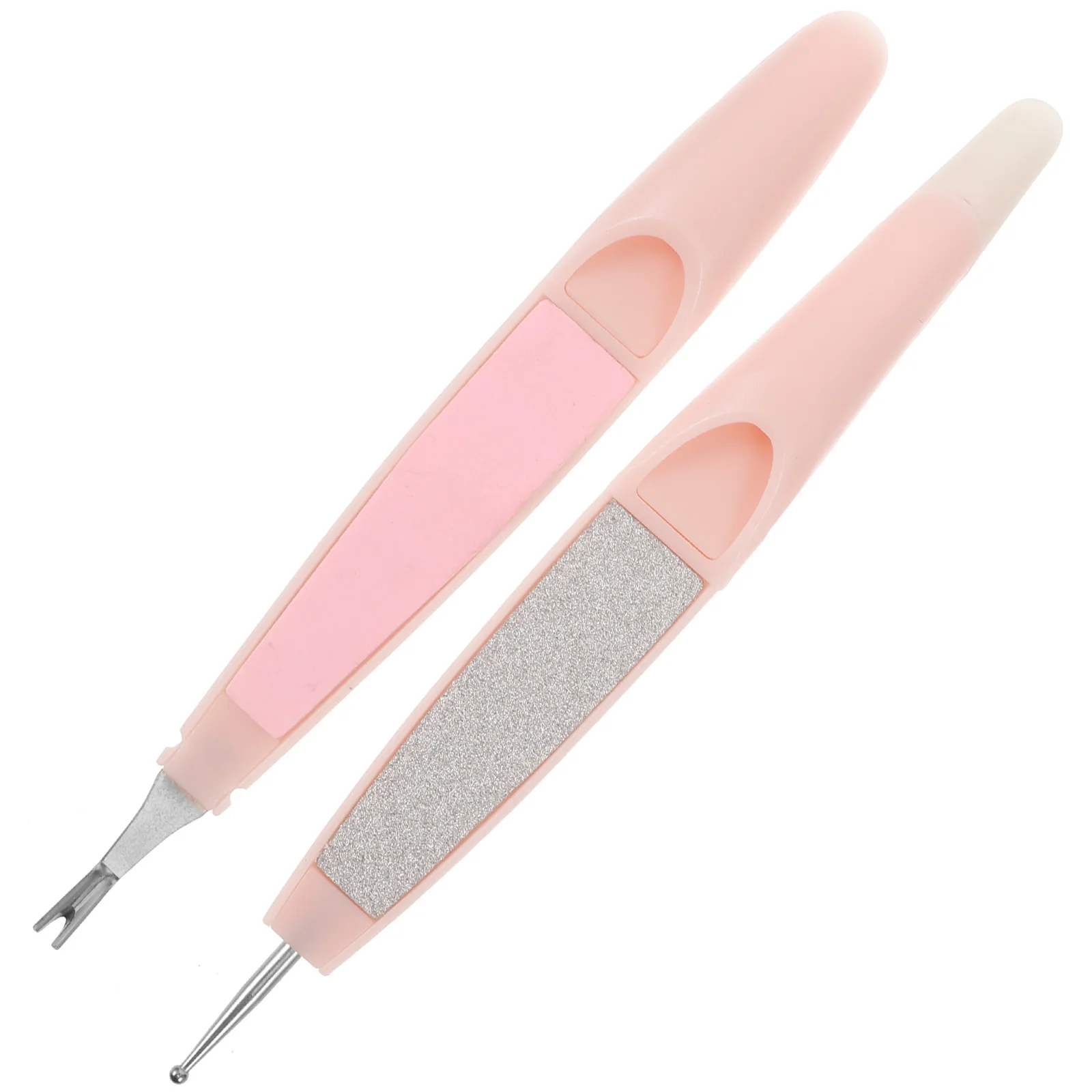 1 ensemble d'outils d'art des ongles, poussoir à cuticules, poignée ergonomique, accessoires de manucure portables, cadeau, foret à cuticules