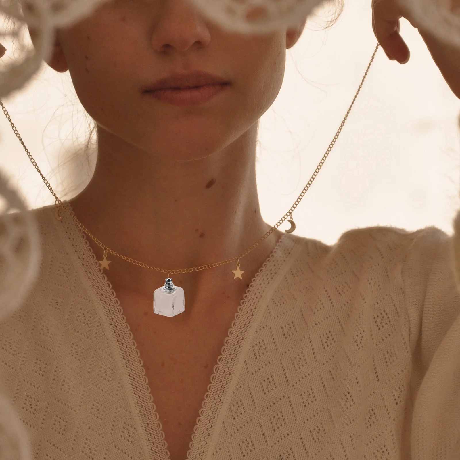 10 pçs bola de vidro transparente pingente charme diy jóias fazendo artesanato desejos garrafa decoração esfera oca com tampa de parafuso para colar