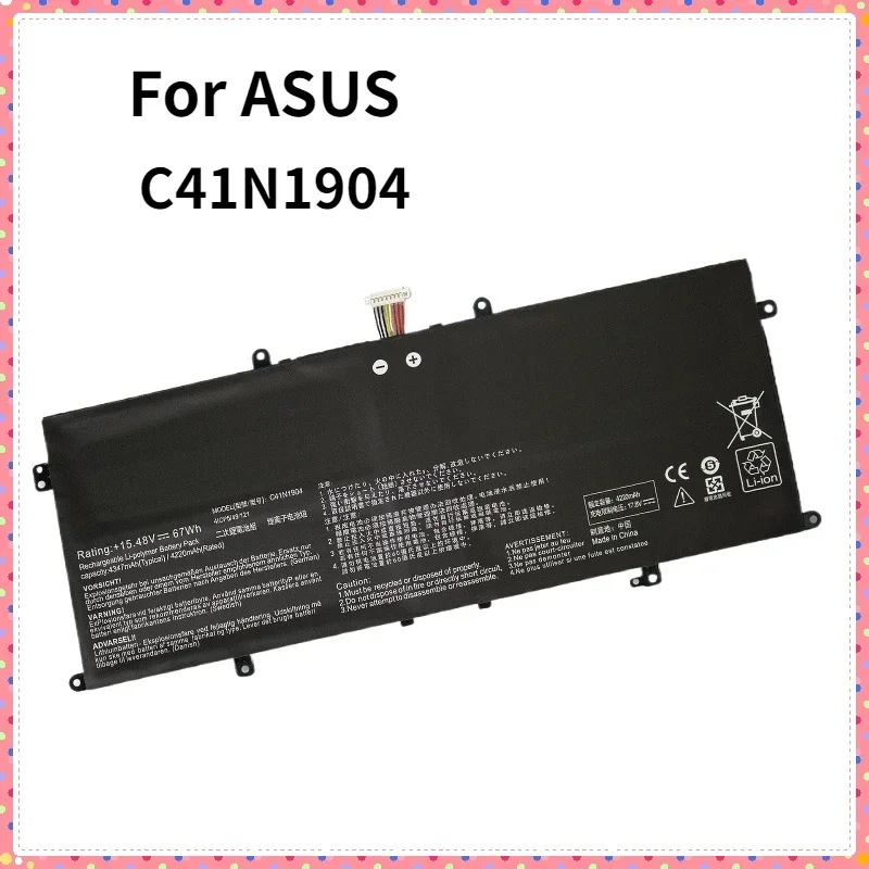 

High Quality Laptop Battery For ASUS UX393JA UX325EA/425IA UXF3000E C41N1904 Battery Laptop Parts & Accessories 67WH 4300mAh