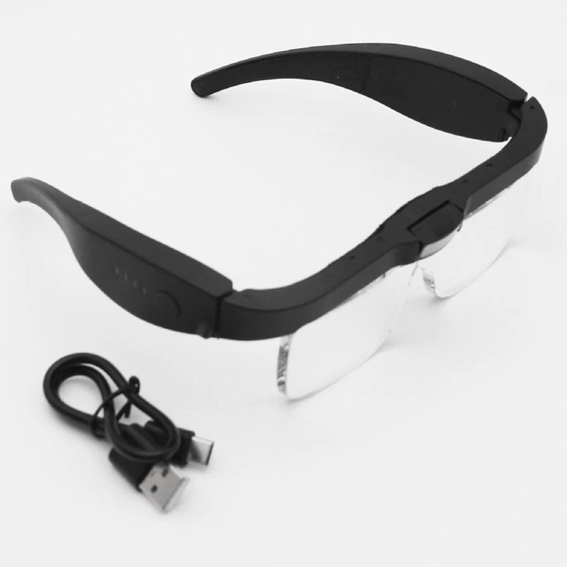 Magnifying Glasses With Light Transparent ABS+Acrylic For Hobby, Crafts, Reading And Close Work