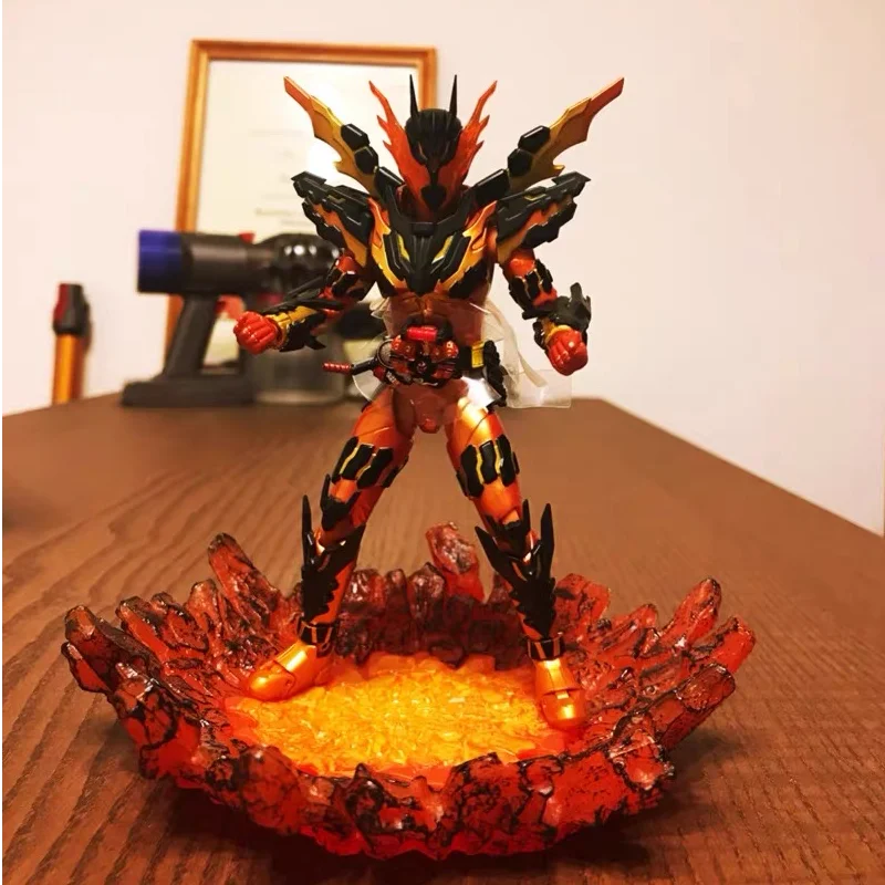 تاماشي روك تأثير تأثير نموذج كامين رايدر Shf عمل الشكل النار المناظر الطبيعية تأثير خاص ألعاب الحركة اكسسوارات الديكور