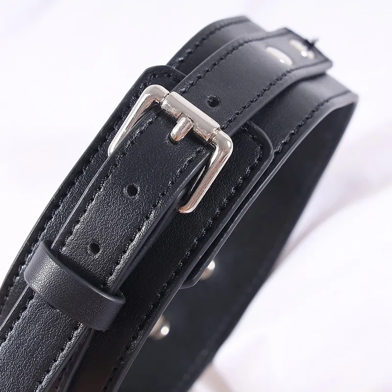 BDSM Adjustable Anal Hook Set Leather Collar Handcuff Straps BDSM Removable Anal Plug Multiple Play Accessories Adult Sex Toys view 3